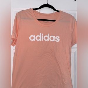 Adidas Pink T-shirt Size L